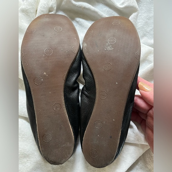 Lanvin flats ballerina 38 in black and metallic silver - Picture 2 of 4